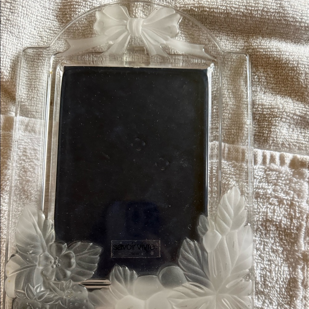Crystal wedding frame